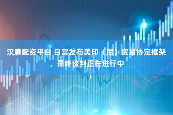 汉唐配资平台 白宫发布美印（尼）贸易协定框架，最终谈判正在进行中