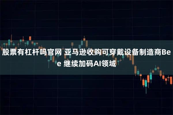股票有杠杆吗官网 亚马逊收购可穿戴设备制造商Bee 继续加码AI领域