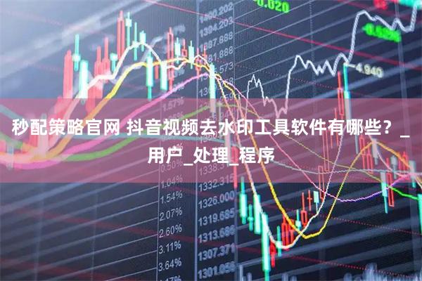 秒配策略官网 抖音视频去水印工具软件有哪些？_用户_处理_程序
