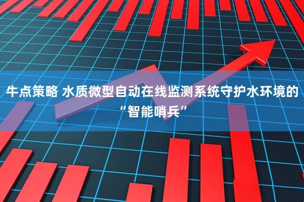 牛点策略 水质微型自动在线监测系统守护水环境的“智能哨兵”